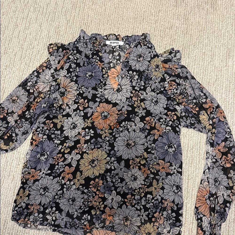 Floral Long Sleeve Blouse